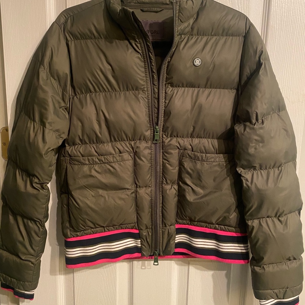 G/FORE Olive Green Women's Puffer Jacket